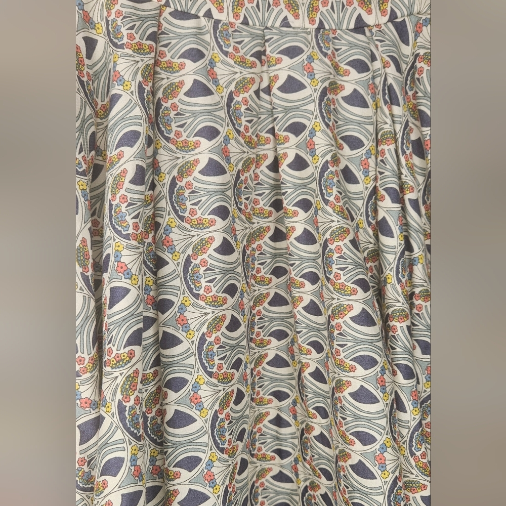 Alice + Olivia  Patterned Dress - Blue and White - Picture 4 of 4